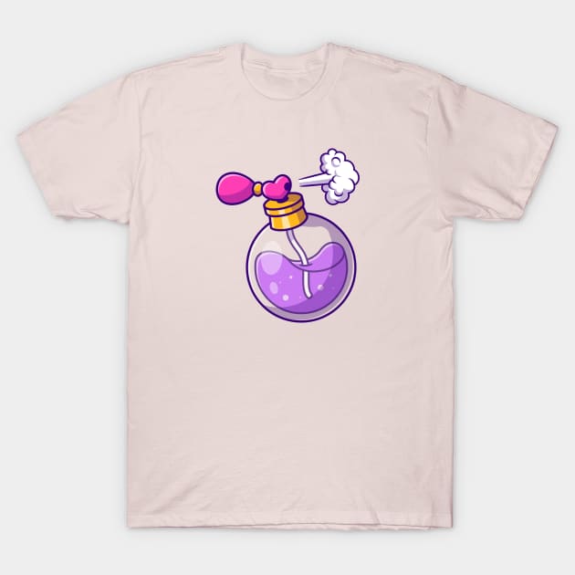 Perfume Cartoon Illustration T-Shirt by Catalyst Labs